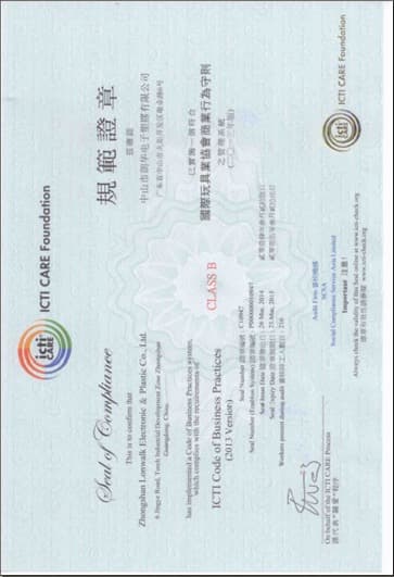 ICTI Certification